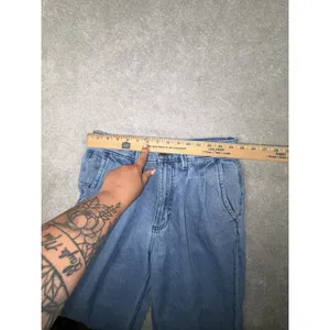 Wrangler Barbie Straight Leg Jeans Womens‎ 3 High Rise Denim Workwear Pleated thumbnail 9