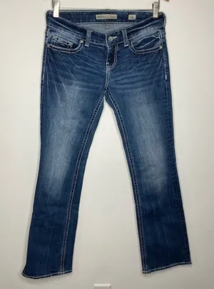 BKE‎ denim Stella boot Cut Jeans size 26L thumbnail 1