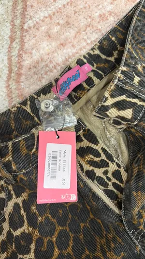 Leopard Jeans Edikted thumbnail 2