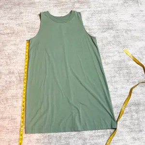 A New Day Women’s XL Green Dress Sleeveless Stretch Babydoll Office Casual Basic thumbnail 3