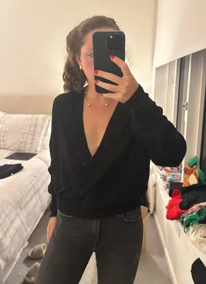 Nordstrom Black Sweater thumbnail 1