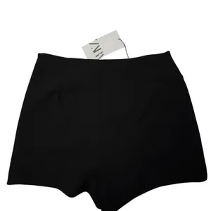 ZARA Black High Waisted Sailor Skort Gold Button Mini S 4 6 NWT thumbnail 7