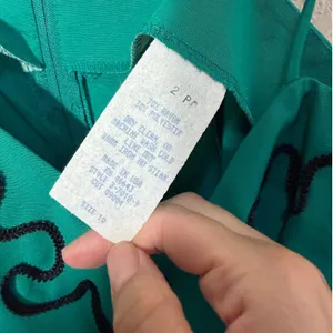 Vintage CW Dress 2 Piece Set Teal Green Soutache Trim‎ Bolero Blazer Dress 10 thumbnail 5