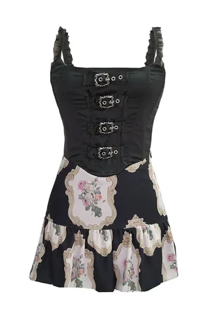 Zemeta Renaissance lock corset mini dress thumbnail 1