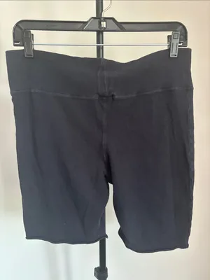 Mimi Maternity Black High-Rise Bike Shorts thumbnail 3