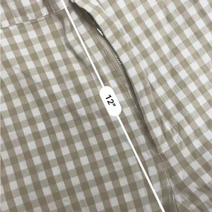 Urban outfitters tan white gingham pants thumbnail 4