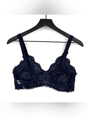 INTIMATELY FREE PEOPLE Let Me Kiss You Soft Bra Navy Blue L thumbnail 5