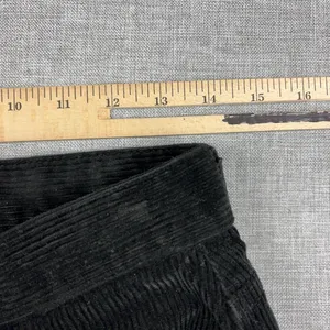 Lauren Ralph Lauren Corduroy Pants Womens 4P Black Petite Stretch Bootcut LRL thumbnail 6