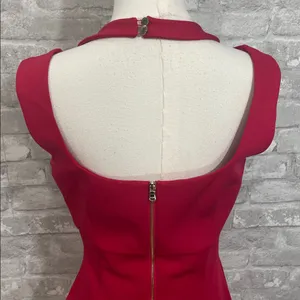 Guess Red Scuba Bodycon Mini Dress thumbnail 5