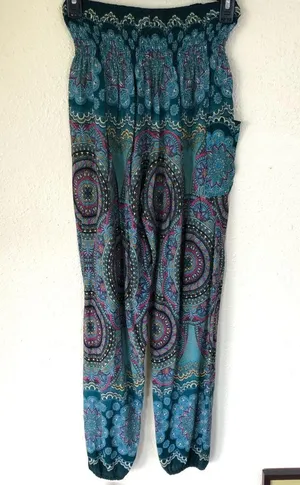 Boho Hareem Hippie Pants M thumbnail 4
