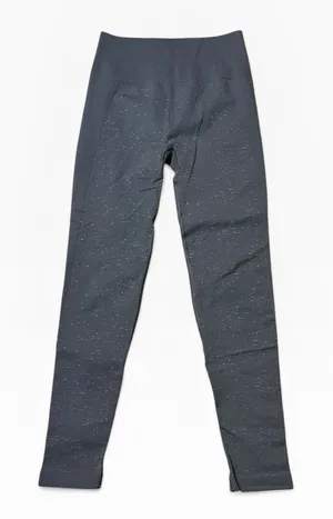 Lululemon Free to Flow Tight High Rise Leggings Gray Speckled Size 4? Gym‎ Yoga thumbnail 1