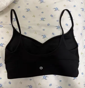 Lululemon Sports Bra Y Black thumbnail 1
