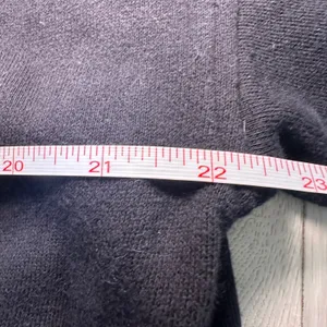 Aerie Cardi Bomber black snap‎ front cardigan 2024 oversized relaxed fit small thumbnail 9