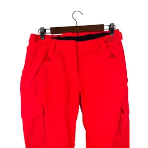 Helly Hansen Switch‎ Cargo Snow Pants Small Neon Coral RECCO Ski Snowboard thumbnail 3