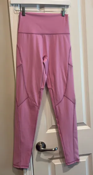 Offline by Aerie Pink High Waisted Full Length Activewear Leggings Size Medium thumbnail 1