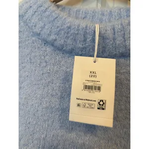 Free Assembly Blue Shimmer Mock Neck Sweater‎ Size XXL thumbnail 6
