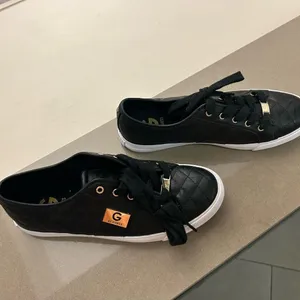 Sneakers Guess Black Quilted Sneakers with Gold Accents 9-like new thumbnail 8