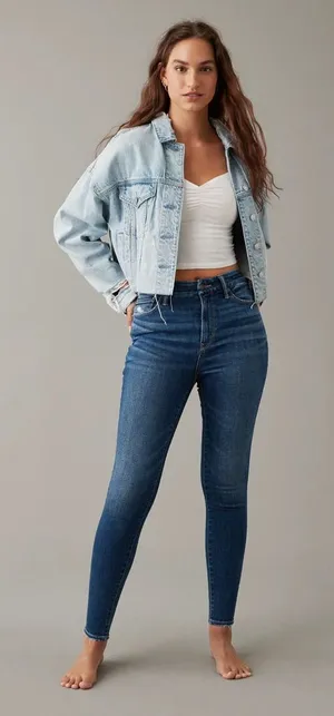 American Eagle Super Stretch Skinny Jeggings Jeans thumbnail 1