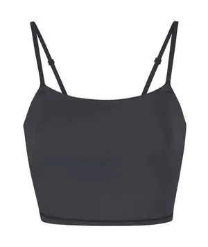 Skims Fits Everybody Cropped Cami, Black, XS thumbnail 1