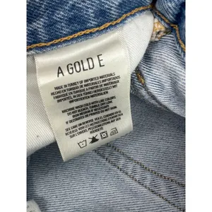 AGOLDE Parker‎ Retro Cut-Off Shorts Swapmeet Distressed Denim Shorts Size 27 thumbnail 11