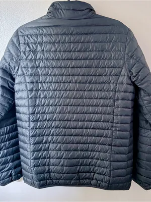 Eddie Bauer Microlight Down Zip Up Puffer Jacket Black Small thumbnail 3
