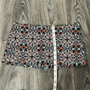 Free People Mona Micro Mini Skort Sz XS Mandala Pink Green Festival Whimsy Fairy thumbnail 5