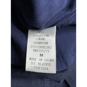 Le Lis Navy and White Pinstripe V-Neck Sheath Column Dress‎ Size Medium Business thumbnail 7