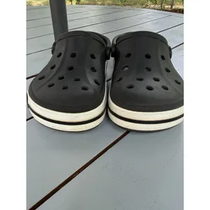 Crocs Bayaband Clogs Black White Men's 4 Women's 6 Comfort Slip On Shoes Sandals thumbnail 7