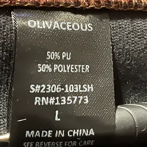 Olivaceus Brown Faux Leather Mini Skirt Size L thumbnail 8