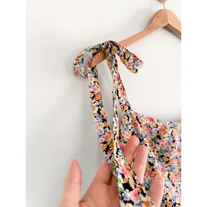 Reformation‎ | Ellora Floral Tie Strap Tank Trix Print | Sz 8 thumbnail 4