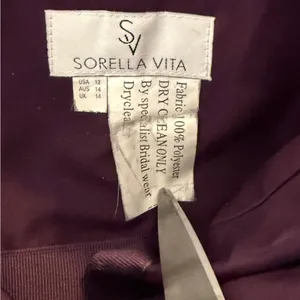 Sorella Vita NWT Cocktail Dress Style 2399 Women’s Size: 12 Color: Aubergine thumbnail 6