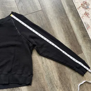 Daytona Chain Trim Casual Pullover Sweatshirt Black Silver Size Large thumbnail 11
