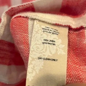 Soft Surroundings Red And White Stripe Cold‎ Shoulder Tunic/Dress Size Medium thumbnail 7