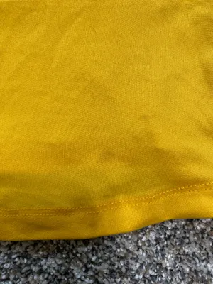 Rue 21 Yellow & Navy Blue Striped Cropped Tank Top thumbnail 3