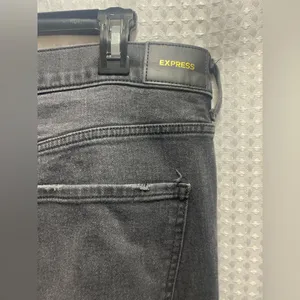 Black Distressed Jeans thumbnail 3