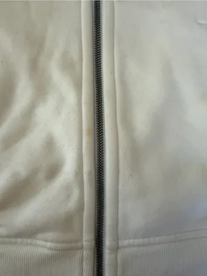 lululemon athletica White Scuba Full-Zip Sweatshirt thumbnail 4
