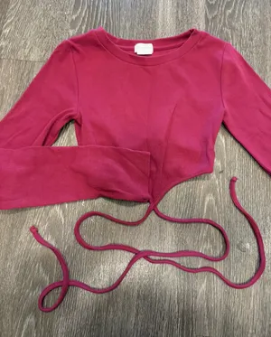 Maroon Lovers And friends Long Sleeve Top thumbnail 2