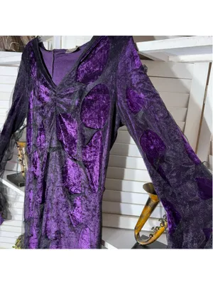 The evil court countess of darkness sexy witch sorceress velvet mesh costume L thumbnail 8