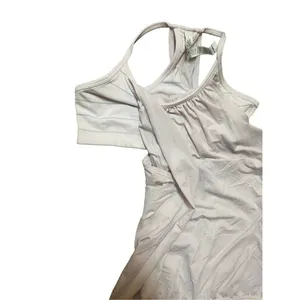 Lululemon No Limit Tank‎ Top Shirt w Built in Sports Bra size 4 light pink thumbnail 7
