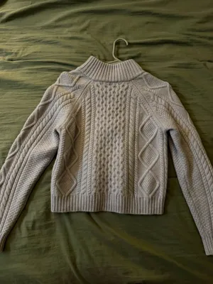 Aritzia Merino Wool Sweater 1/4 zip thumbnail 3