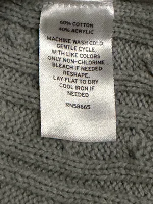 BP. Button Front Cotton Blend Grey Cardigan Size XSmall thumbnail 4