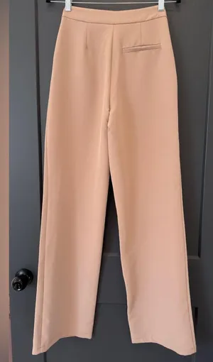 Nasty Gal High Waisted Tailored Wide Leg Dress Pants thumbnail 2