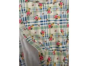 Pacsun Floral Plaid Demi High Cut Bikini Bottom & Demi Triangle Bikini Top NWT S thumbnail 7