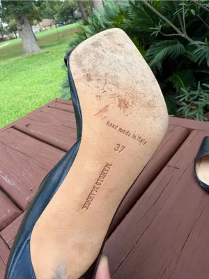 Manolo Blahnik Black Leather D’Orsay Stiletto Pumps 37 US 6.5 thumbnail 7