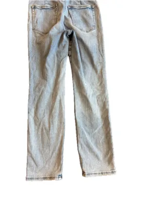 Good American Light Wash Coverall Jumpsuit Utility Sleeve Chambray Large Women's thumbnail 12