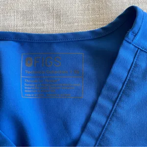 Figs Scrub Set Royal Blue Catarina Top Zamora Joggers Size XS thumbnail 11
