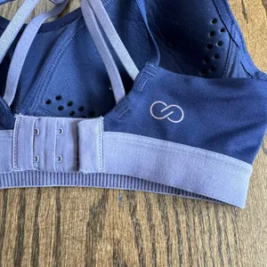 Calia by Carrie Underwood Soft Cup Medium Support Sports Bra Purple Size XS thumbnail 3