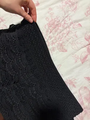 black ruffle shorts thumbnail 3