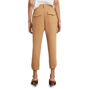 VERONICA BEARD Pants Brown Manisha Utilitarian Joggers Safari Trouser Size 6 thumbnail 5