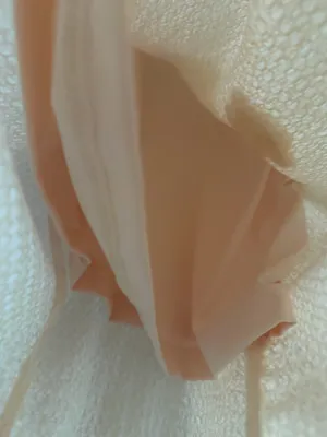 Midi White 3D Flower Dress thumbnail 4